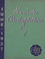 Lincoln High School 1937 yearbook cover photo