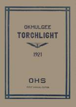 Okmulgee High School 1921 yearbook cover photo