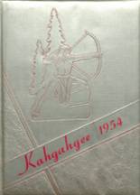 Balls Creek High School 1954 yearbook cover photo