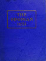 Odon High School 1951 yearbook cover photo