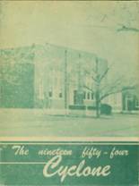 Snyder High School 1954 yearbook cover photo