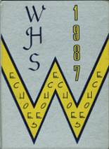 1987 Wilton High School Yearbook from Wilton, Iowa cover image