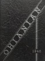 Union High School 1940 yearbook cover photo