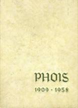 1958 Poughkeepsie High School Yearbook from Poughkeepsie, New York cover image