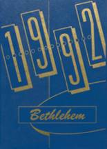 Bethlehem High School 1992 yearbook cover photo