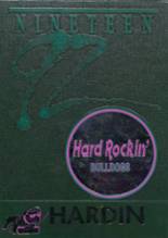 Hardin High School 1992 yearbook cover photo