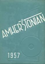 Amherst Steele High School 1957 yearbook cover photo