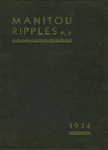 Rochester High School 1934 yearbook cover photo