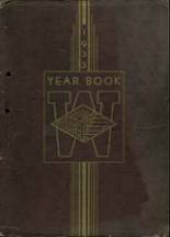 Williamstown High School 1933 yearbook cover photo