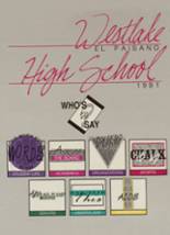 Westlake High School 1991 yearbook cover photo