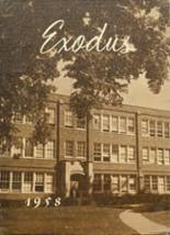 Maquoketa High School 1958 yearbook cover photo