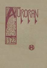 Muscatine High School 1922 yearbook cover photo