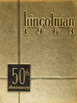 Lincoln High School 1963 yearbook cover photo