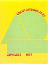 Zephyrhills High School 1974 yearbook cover photo