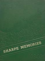 Sharpe High School 1948 yearbook cover photo
