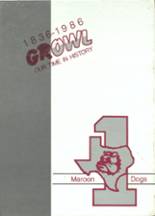 Cooper High School 1986 yearbook cover photo