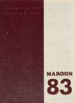 Madisonville North Hopkins High School 1983 yearbook cover photo