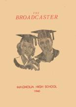 Magnolia High School 1940 yearbook cover photo