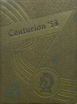 Century High School 1953 yearbook cover photo