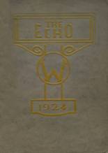 1924 Webster Groves High School Yearbook from Webster groves, Missouri cover image