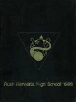 Rush Henrietta High School 1988 yearbook cover photo