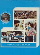 Welch High School 1981 yearbook cover photo