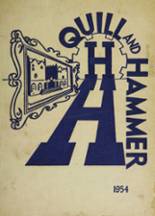 Haaren High School 1954 yearbook cover photo