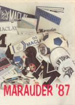 Maclay Day School 1987 yearbook cover photo