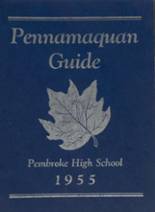 Pembroke High School 1955 yearbook cover photo