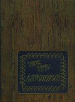 Livonia High School 1951 yearbook cover photo