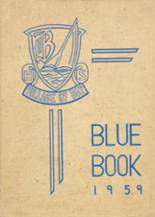 Bay High School 1959 yearbook cover photo