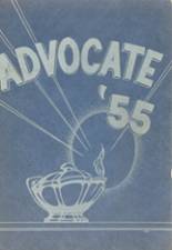 Needham High School 1955 yearbook cover photo