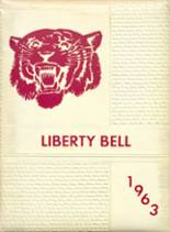 Liberty High School 1963 yearbook cover photo