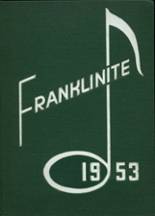 Franklin High School 1953 yearbook cover photo