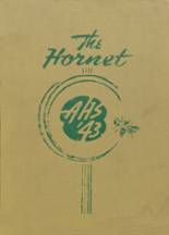 Azle High School 1943 yearbook cover photo