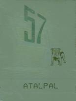 La Plata R-II High School 1957 yearbook cover photo