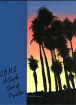 Santa Barbara High School 1989 yearbook cover photo