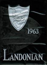 Landon High School 1963 yearbook cover photo