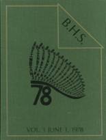 1978 Billerica Memorial High School Yearbook from Billerica, Massachusetts cover image