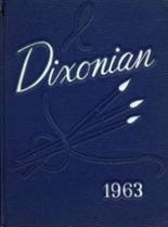 Dixon High School 1963 yearbook cover photo