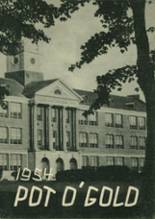 DeVilbiss High School 1954 yearbook cover photo