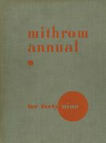 Withrow High School 1949 yearbook cover photo