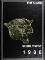 William Tennent High School 1986 yearbook cover photo