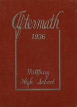 Millbury Memorial High School 1936 yearbook cover photo