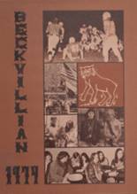 Beckville High School 1974 yearbook cover photo