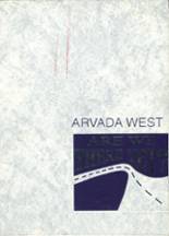 Arvada West High School 1998 yearbook cover photo