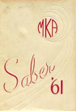 Keveny Memorial Academy 1961 yearbook cover photo