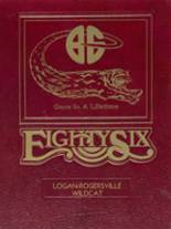 Logan-Rogersville High School 1986 yearbook cover photo