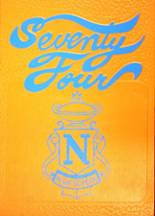 North High School 1974 yearbook cover photo