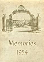 Mercyhurst Preparatory 1954 yearbook cover photo